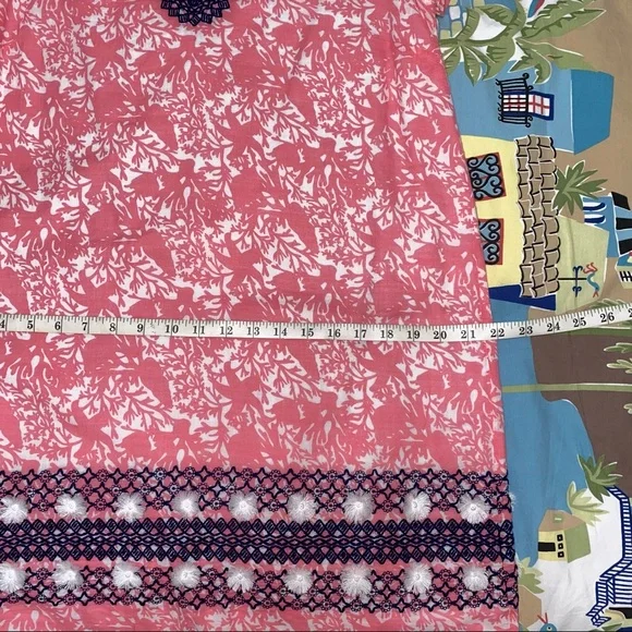 Vineyard Vines Pink and Navy Dress - Picture 4 of 4